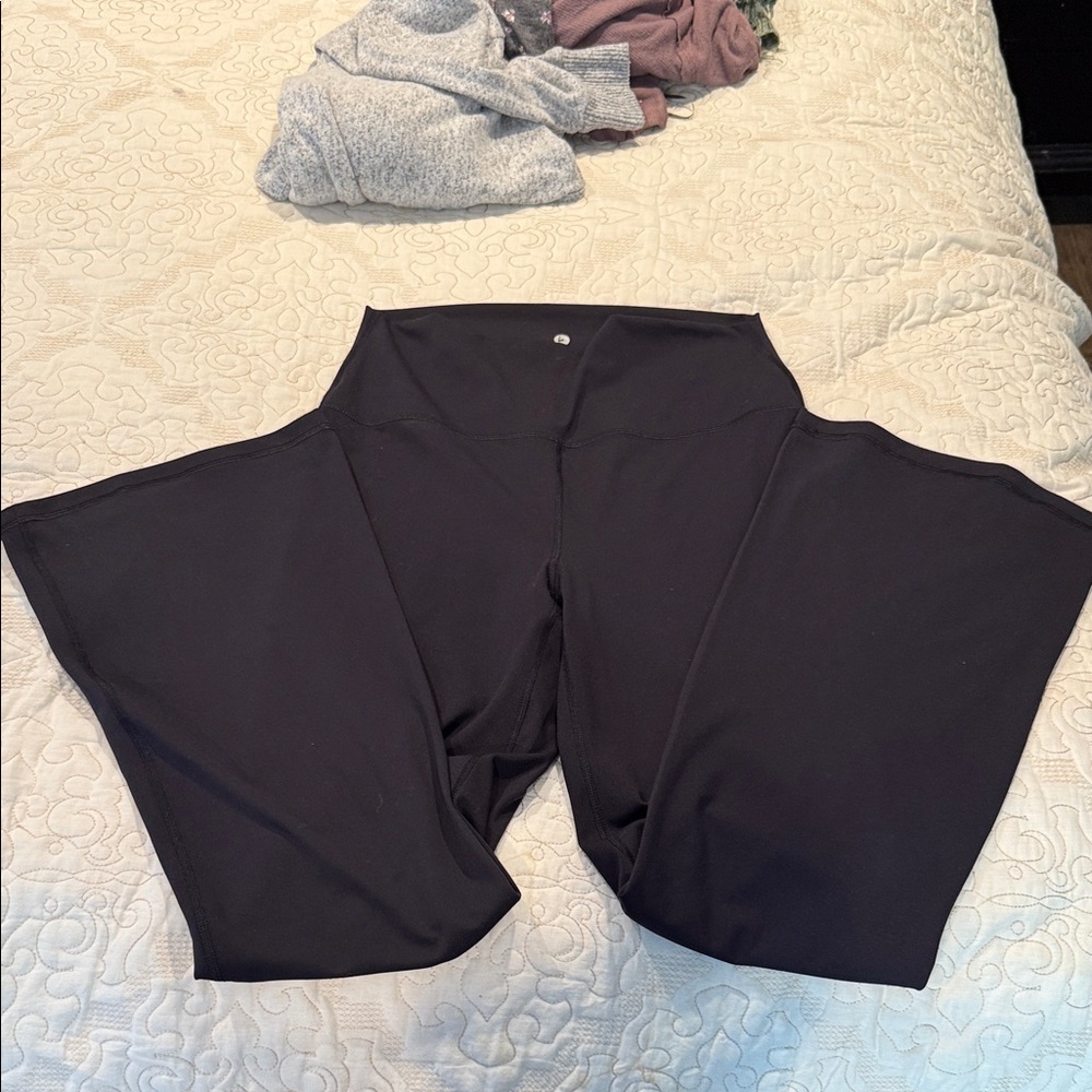 90 Degree By Reflex Black Bootcut Leg Pants